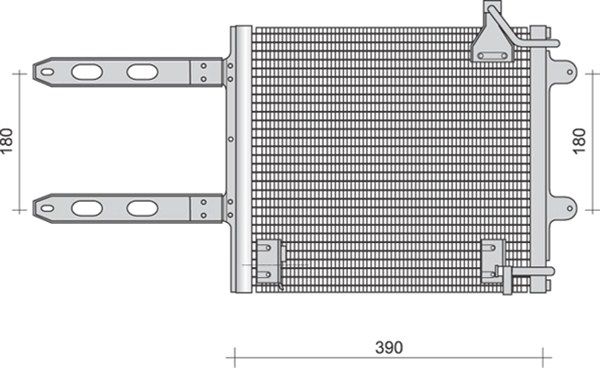 MAGNETI MARELLI Конденсатор, кондиционер 350203291000